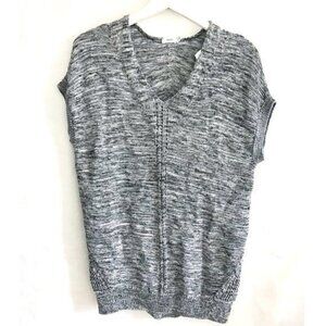 Vince blue Marled‎ V-Neck Sweater Size XS